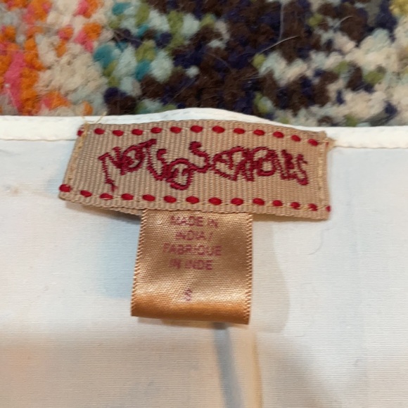 Anthropologie flower beaded top - Picture 3 of 5